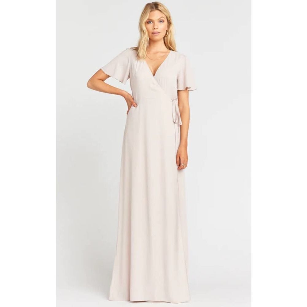Show Me Your Mumu Noelle Wrap maxi Dress Sz S
